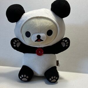 Adorable Panda Plush Toy - Black and White